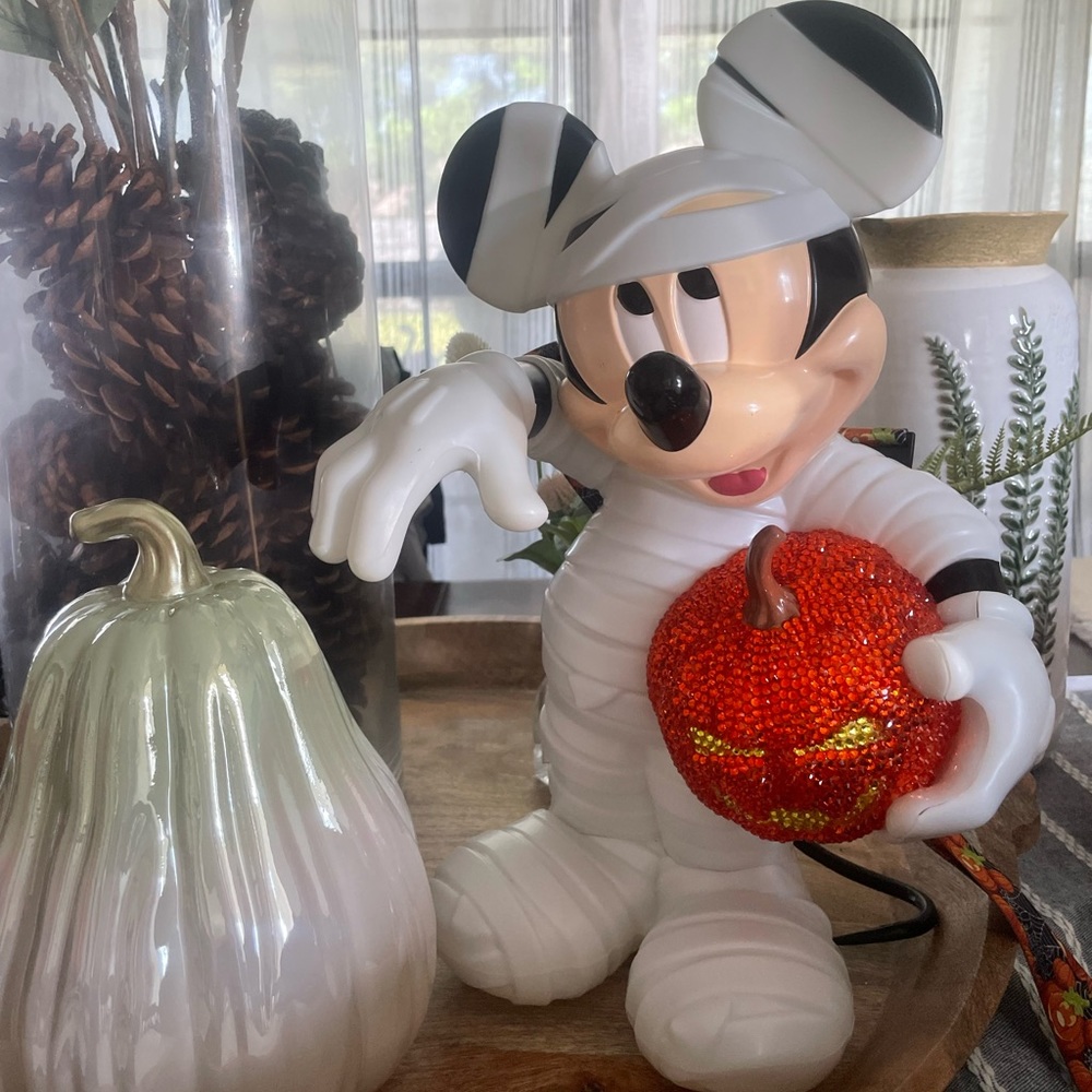 Mummy Mickey Mouse Halloween Rhinestoned popcorn bucket